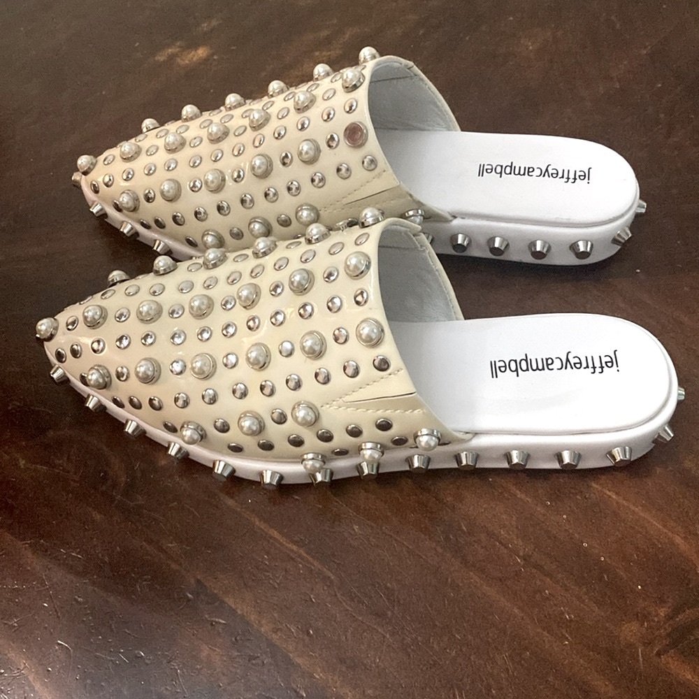 Jeffrey Campbell Studded Mules - Picture 3 of 8